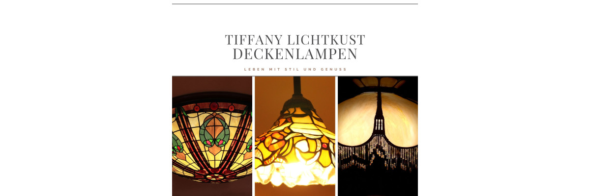 Lumilamp Tiffany Deckenlampen