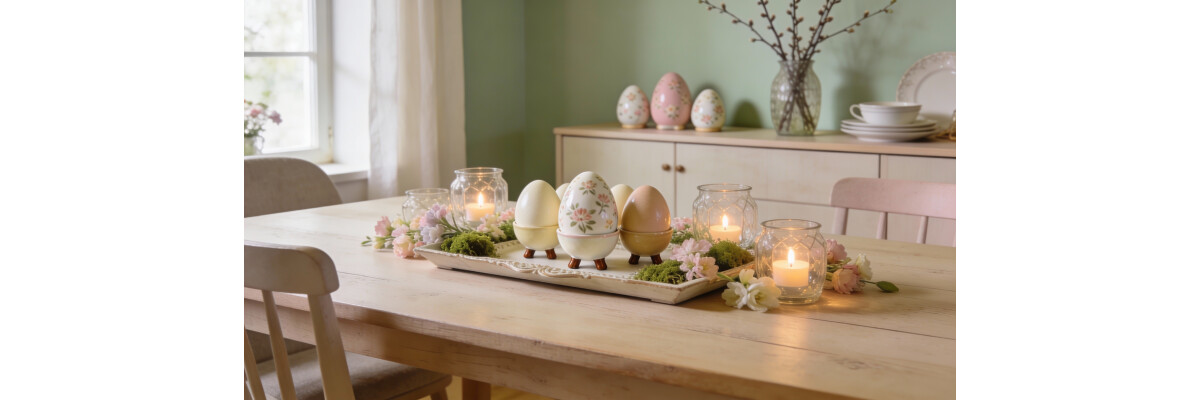 Osterdeko im Landhausstil: Keramik-Eier, die Ihr Zuhause in Szene setzen - Osterdeko im Landhausstil: Keramik-Ostereier für Ihr Zuhause