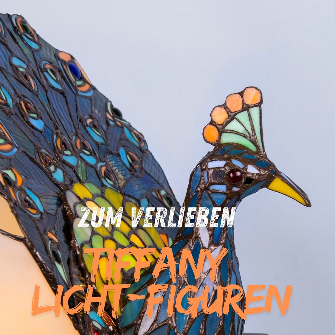 Lichtfiguren-Tiffany-Lampe-Leuchte-Bleikunst