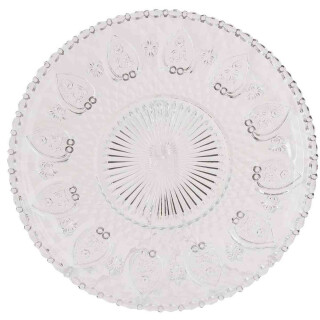 Clayre & Eef - Teller Schale Glas ca. -  ca. 25 cm