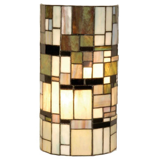Tiffany Wandlampe Lampe ca. 20*11*36 cm E14/max 2*40W  Clayre & Eef 5LL-9994