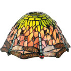 LumiLamp - Tiffany Lampe Glaschirm Lampenschirm Libelle...