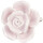 Clayre & Eef - Türknopf Möbelknopf Blumenform Rosa - ca. 4,5 cm
