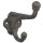 Clayre & Eef 6Y0845 Wandhaken Garderobe Haken Gusseisen ca. 8 x 7 x 3,5 cm