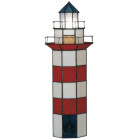 LumiLamp - Tiffany Stehlampe Lichtfigur Leuchtturm 2x E14...