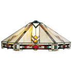 LumiLamp - Tiffany Lampe Lampenschirm Glasschirm ca. 23 x...