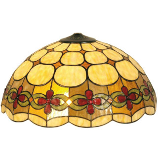 Tiffany Lampe Lampenschirm Glasschirm ca. 24 x Ø 50 cm Clayre & Eef 5LL-5427