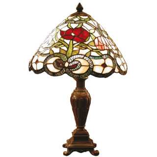 LumiLamp - Tiffany Stehlampe Tischlampe ca. 47 x 1 x E14 Max. 40W 5LL-8837 -  ca. 32 cm