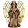 Tiffany Stehlampe Lichtfigur Engel ca. 20 x 18 cm 1 x E14 Max. 40W Clayre & Eef 5LL-9246