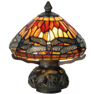 LumiLamp - Tiffany Stehlampe Tischlampe ca. 21 x E14 5LL-9295 -  ca. 22 cm