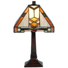 LumiLamp - Tiffany Stehlampe Tischlampe ca. 1 x E14 Max....