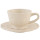 Clayre & Eef 6CE0263 Kaffeetasse Tasse mit Untertasse natürlich ca. Ø 15 x 7 cm