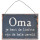 Deko Dekoration Textschild Schild Spruch Oma je bent de liefste... ca. 13 x 9 cm Clayre & Eef 6Y1332
