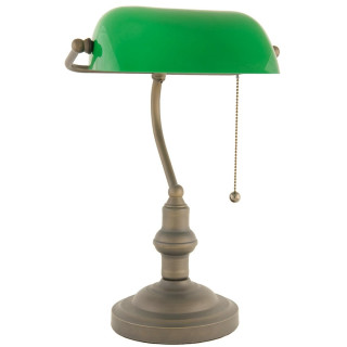 Tiffany Bürolampe Schreibtischlampe grün 27 x 40 cm E27 Max. 40W Clayre & Eef 5LL-5125