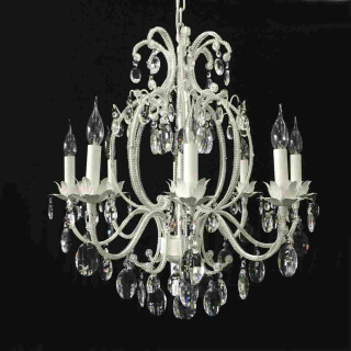 LumiLamp - Kronleuchter Lüster Hängelampe Deckenlampe Lampe 66 x 5LL-CR94 -  ca. 66 cm