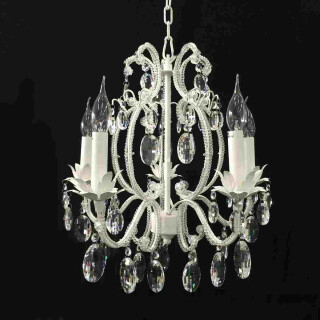 LumiLamp - Kronleuchter Lüster Hängelampe Deckenlampe Lampe 53 x 5LL-CR93 -  ca. 51 cm