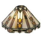 Tiffany Lampe Lampenschirm Glasschirm  26 x 22 x 15 cm...
