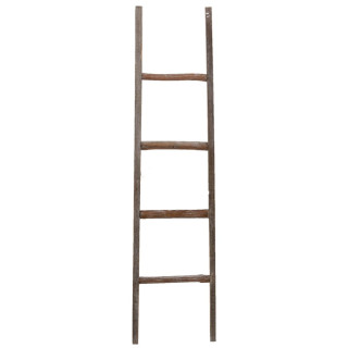 Leiter Holzleiter braun 30 x 5 x 150 cm Clayre & Eef 50178