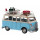 Modellauto Model Auto Bus blau 28 x 14 x 18 cm Clayre & Eef 6Y1632
