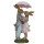 Deko Dekoration Dekohasen Figur Hase Kaninchen Paar Schirm rosa 18 x 15 x 39 cm Clayre & Eef 6PR0775