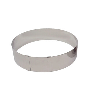 Tortenring verstellbar Ø 18 - 30 cm Höhe 6 cm gande® GD6006