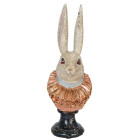 Figur Büste Kaninchen Hase Dekohase 7 x 6 x 21 cm...