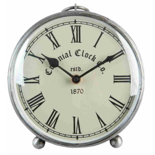 Uhr silberfarbig Ø 16 x 6 cm Clayre & Eef 6KL0365