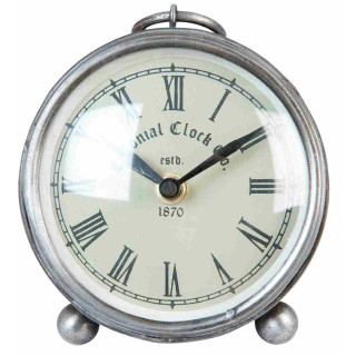 Uhr silberfarbig Ø 11 x 5 cm Clayre & Eef 6KL0366