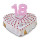 Zahlenkerze Kerze Ziffer 1 rosa mit Halter 4,5 cm Städter ST910782