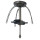 Tiffany Lampen Halterung für Lampenschirme 15*15*33 cm E27/max 2*60W Clayre & Eef 5LL-82