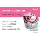 Muffin Cupcake Förmchen Einhorn Magic Punky Funky  Max  60 Stück 50 x 25 mm