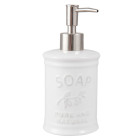 Seifenspender Lotionspender Pumpspender SOAP weiß...