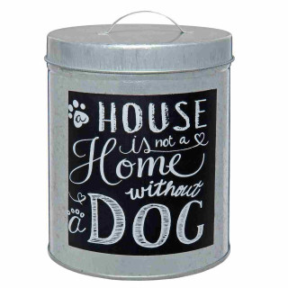 Blechddose Home without a Dog Ø 12 x 16 cm Clayre & Eef 6Y2494
