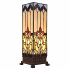 LumiLamp - Tiffany Lichtsäule Stehlampe Tischlampe...