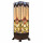 Tiffany Lichtsäule Stehlampe Tischlampe  12 x 12 x 35 cm Clayre & Eef 5LL-5906 E14/max 1*25W
