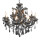 Kronleuchter Lüster Hängelampe Deckenlampe Lampe 70 x 70 x 60 cm Lumilamp 5LL-CR116