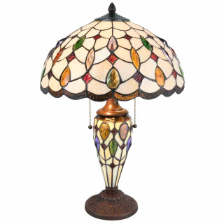 LumiLamp - Tiffany Stehlampe Tischlampe 5LL-5182 -  ca. 40 x 60 cm