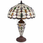 LumiLamp - Tiffany Stehlampe Tischlampe 5LL-5182 -  ca. 40 x 60 cm