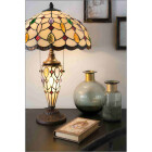 LumiLamp - Tiffany Stehlampe Tischlampe 5LL-5182 -  ca. 40 x 60 cm