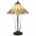 LumiLamp - Tiffany Stehlampe Tischlampe 5LL-5186 E27/max...