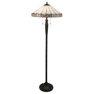 Tiffany Bodenlampe Stehlampe Ø 51* 160 cm E27/max 2*60W  5LL-5210 Lumilamp