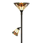 Stehlampe Mei im Tiffany-Stil Ø 30*178 cm E27/max 1*100W E14/max 1*25W  Lumilamp 5LL-5969