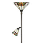 Stehlampe Mei im Tiffany-Stil Ø 30*178 cm E27/max 1*100W E14/max 1*25W  Lumilamp 5LL-5969