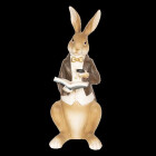 Clayre & Eef - Hase Osterhase Lehrer Lampe lesend -...