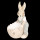 K.6TE0261 Osterhase Hase mit Osterei 30*23*48 cm Clayre & Eef