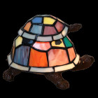 5LL-6002 Tischlampe Tiffany Schildkröte mit Baby...