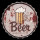 6Y3602 Nostalgie Schild Barschild Blechschild Bier Beer Kronkorken Ø 33*5 cm Clayre & Eef