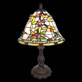 5LL-6019 Tiffany Bleiglaslampe Tischlampe Lampe Tischleuchte Leuchte 31*31*47 cm Lumilamp