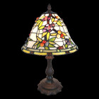 5LL-6019 Tiffany Bleiglaslampe Tischlampe Lampe...