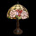 5LL-6020 Tiffany Bleiglaslampe Tischlampe Lampe Tischleuchte Leuchte 31*31*47 cm  E27/max 1*60W Lumilamp